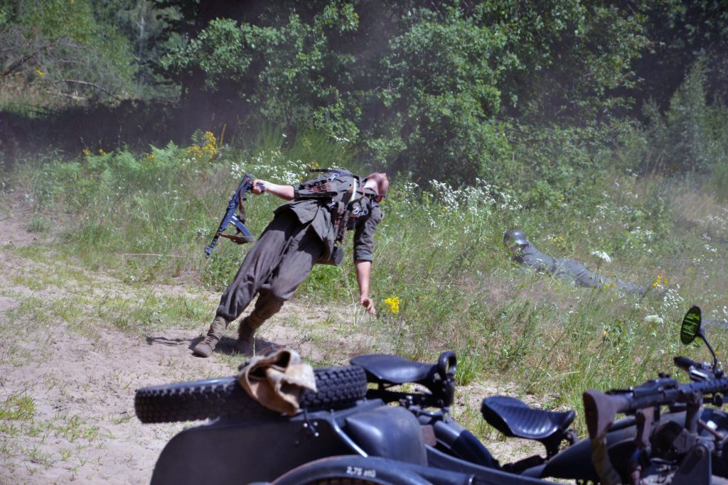 Zdjęcia do filmu „Komar – Partyzant w US Army”